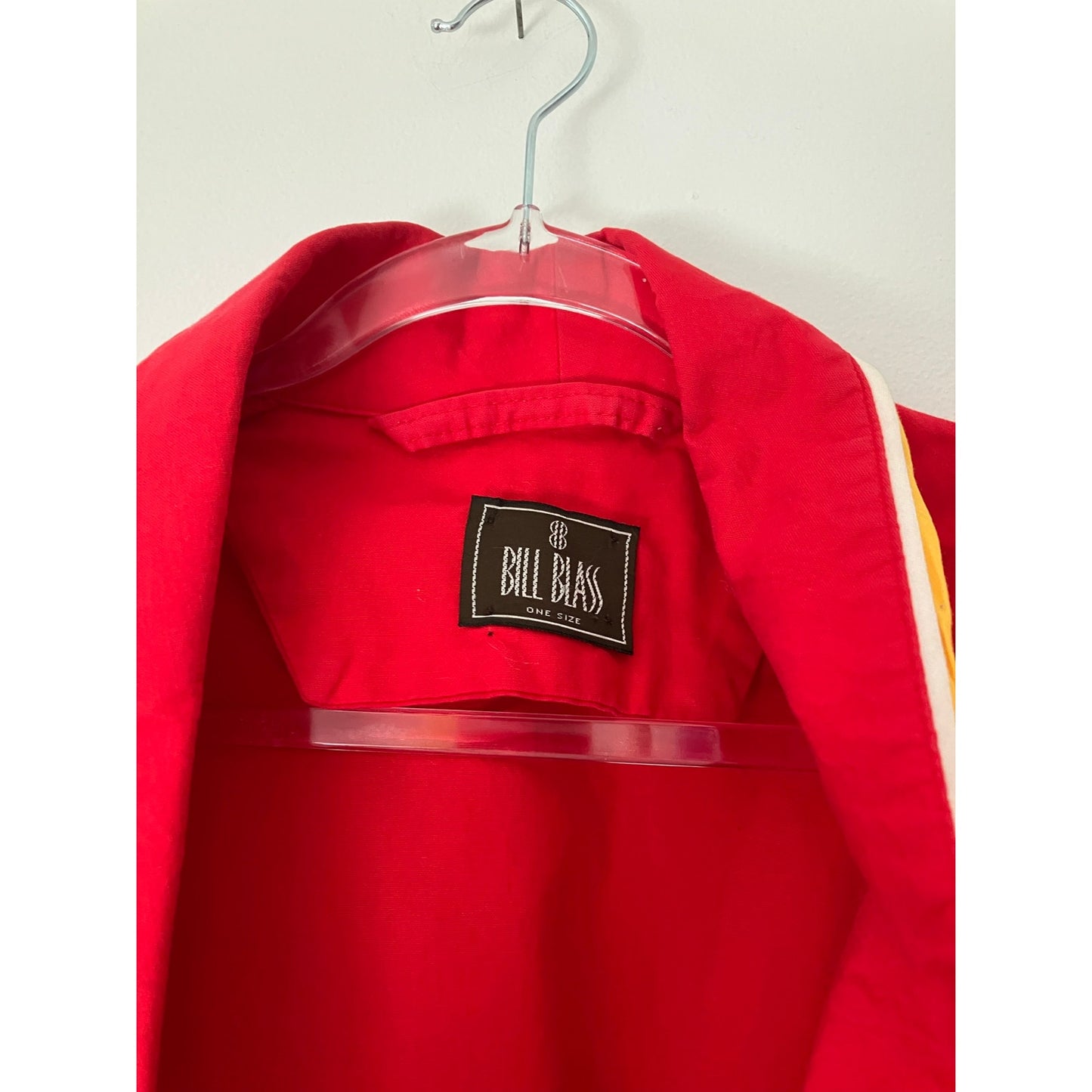 Bill Blass Vintage Red One Size Cotton Unisex