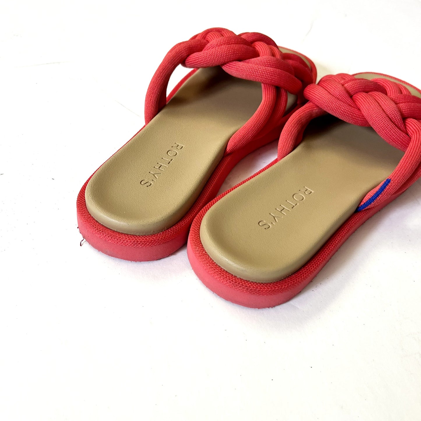 Rothy's Summer Sandal Red Hot Slides 7.5 or 7