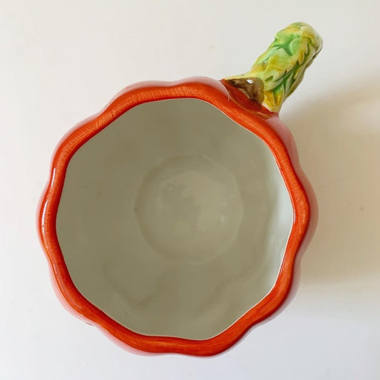 Certified International Orange 22 fl oz Susan Winget Halloween Pumpkin Mug 2