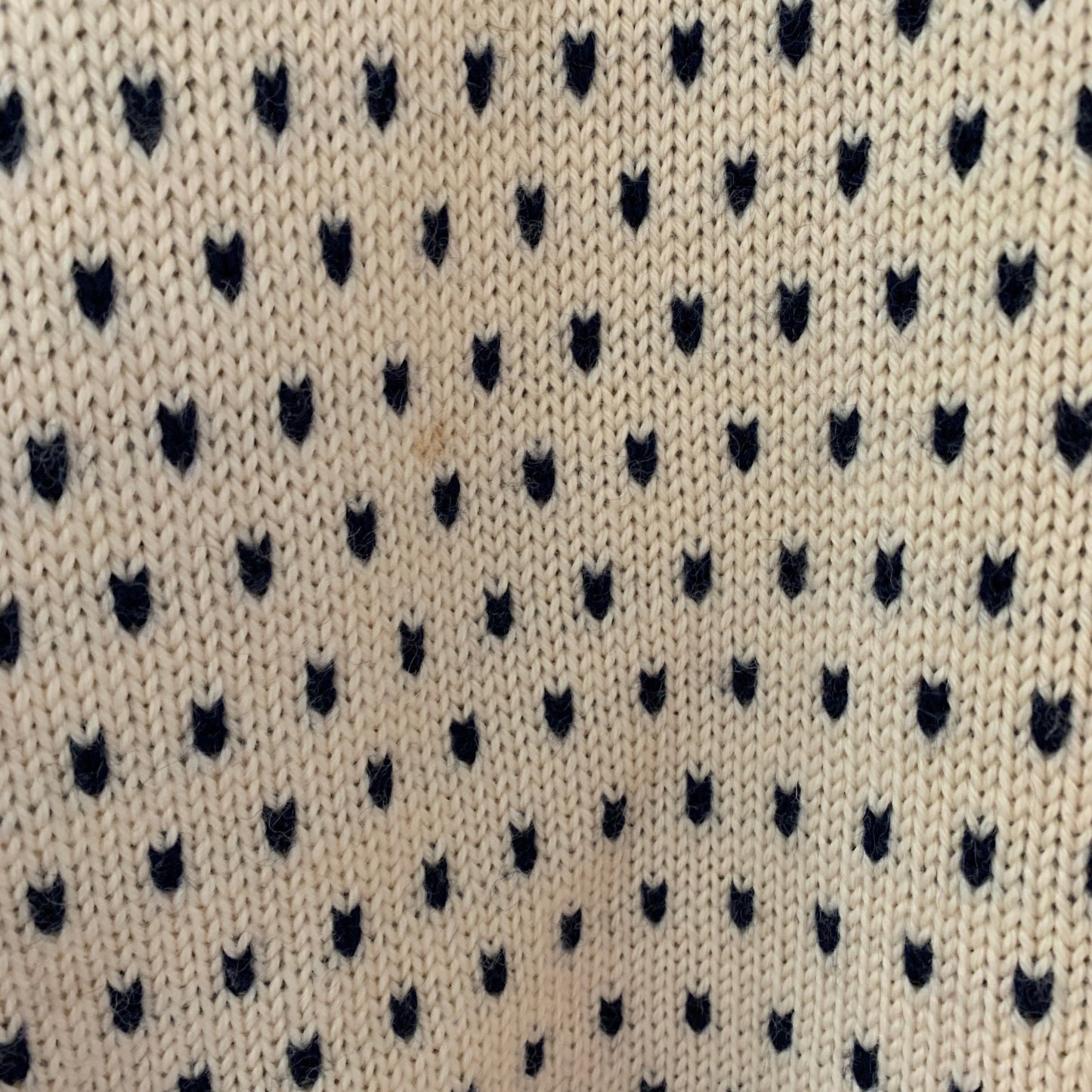 Dale of Norway Vintage Pure Wool White Blue Men's Knit Ski Sweater Medium