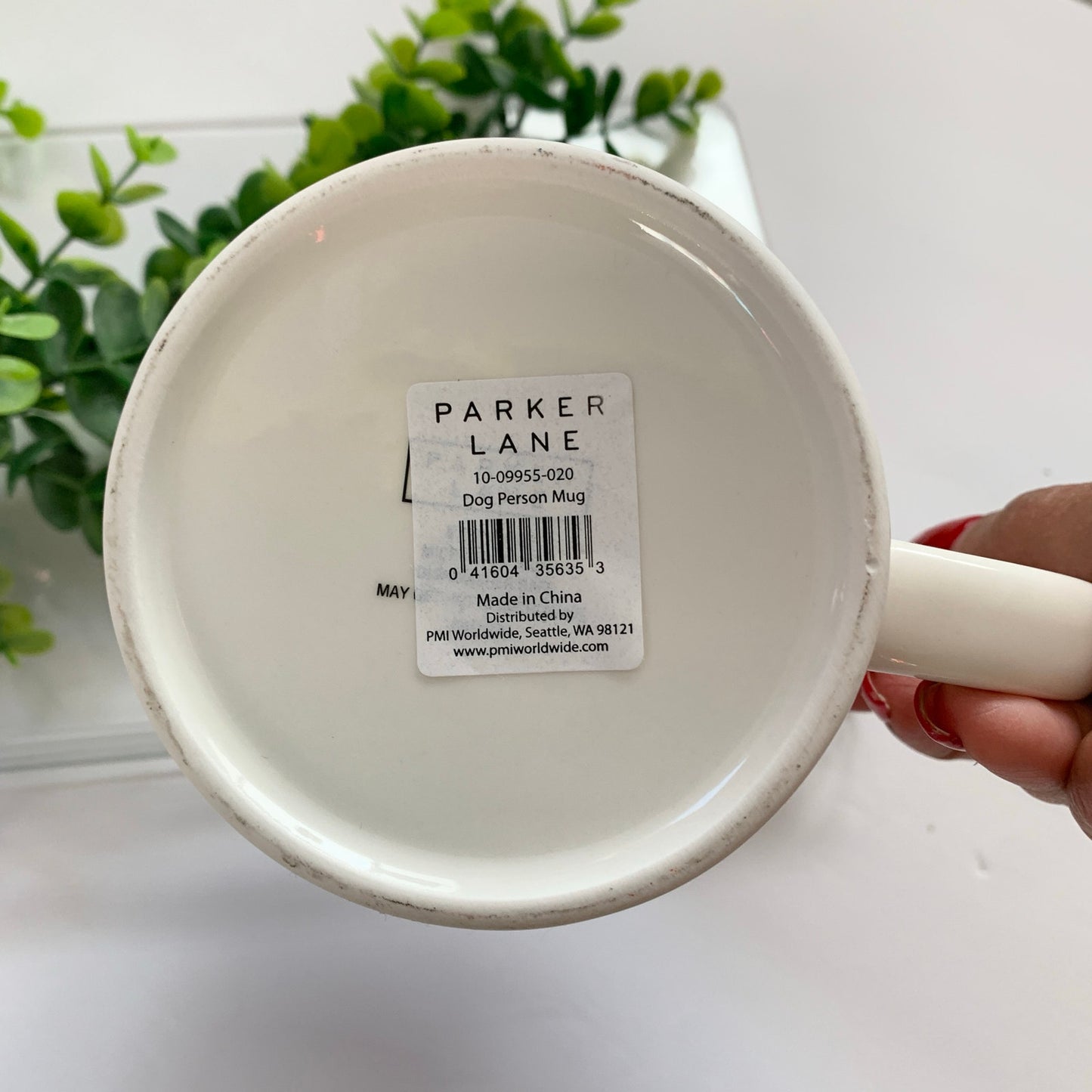 Parker Lane Dog Person White Multicolor Dogs Tea Coffee Mug 16 oz