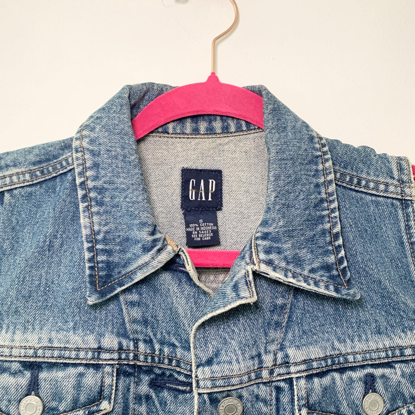 Vintage Gap Denim Jean Blue Vest