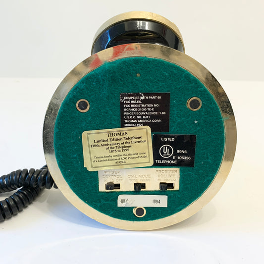 Thomas Limited Edition 120th Anniversary 1929-B Candlestick Antique Phone Works