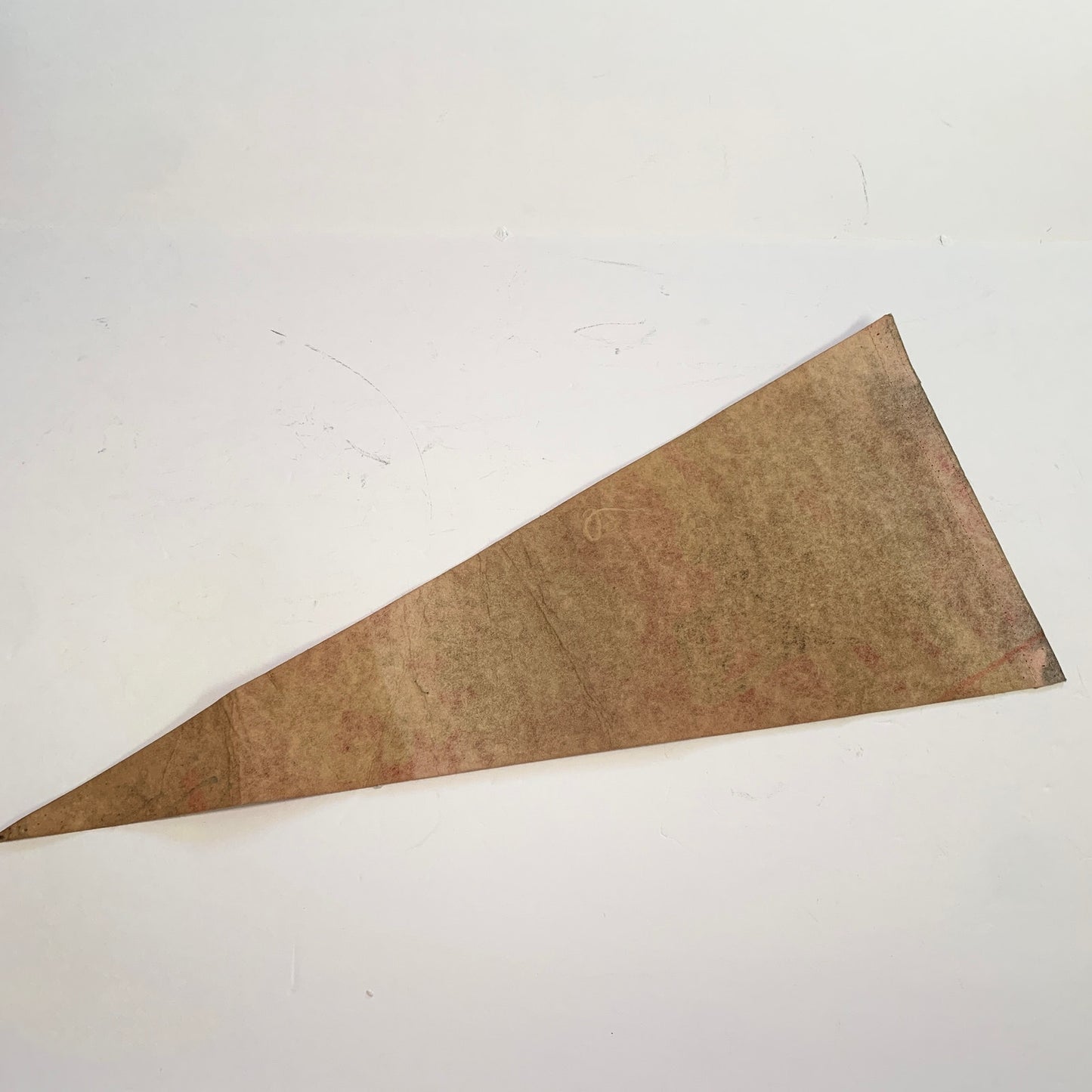 Vintage 1980s San Francisco 49ers Pennant Flag Orange Helmet