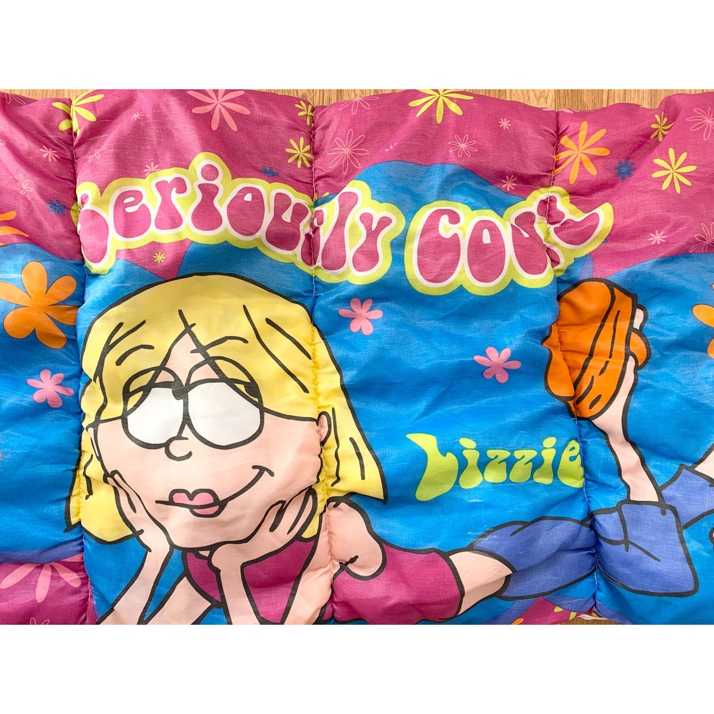 Vintage 2001 Y2K Lizzie McGuire Sleeping Bag Hilary Duff Disney Channel