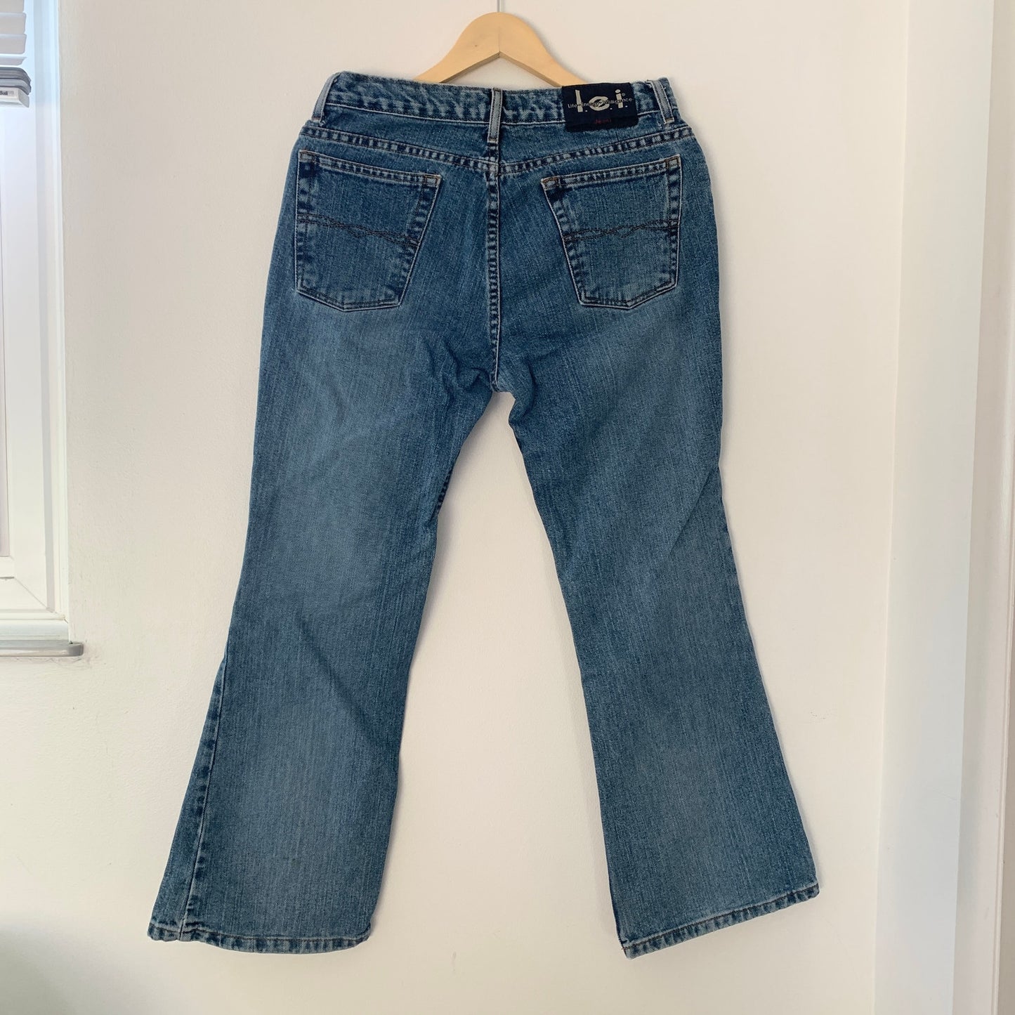 LEI Vintage Y2K 2000s Bootcut Jeans - Size 11 - Blue Wash
