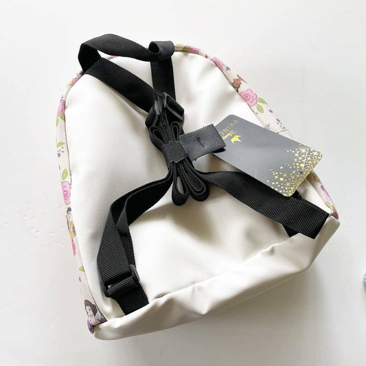 Disney Princess White Pink Mini Backpack Floral Purse