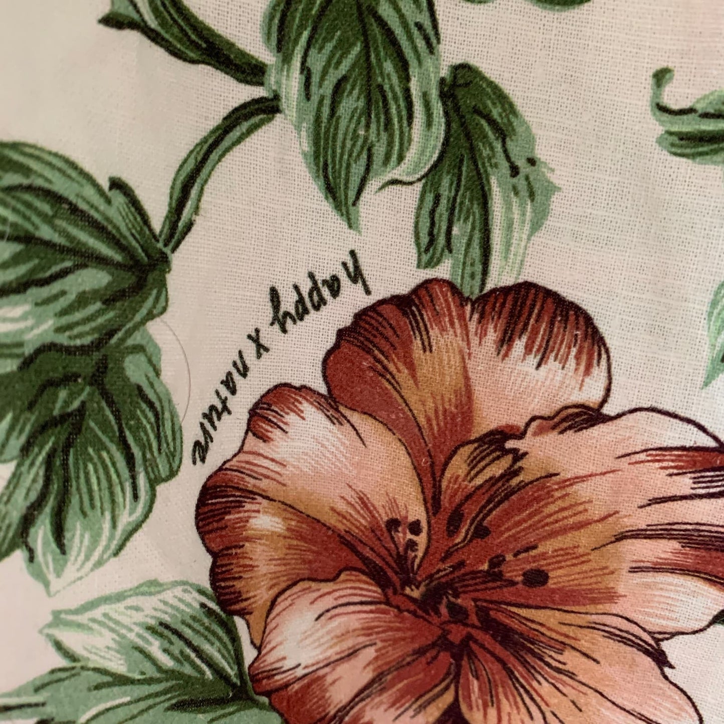 Gabi Fresh Fashion to Figure Floral Happy Nature Off Shoulder Linen Maxi Dress