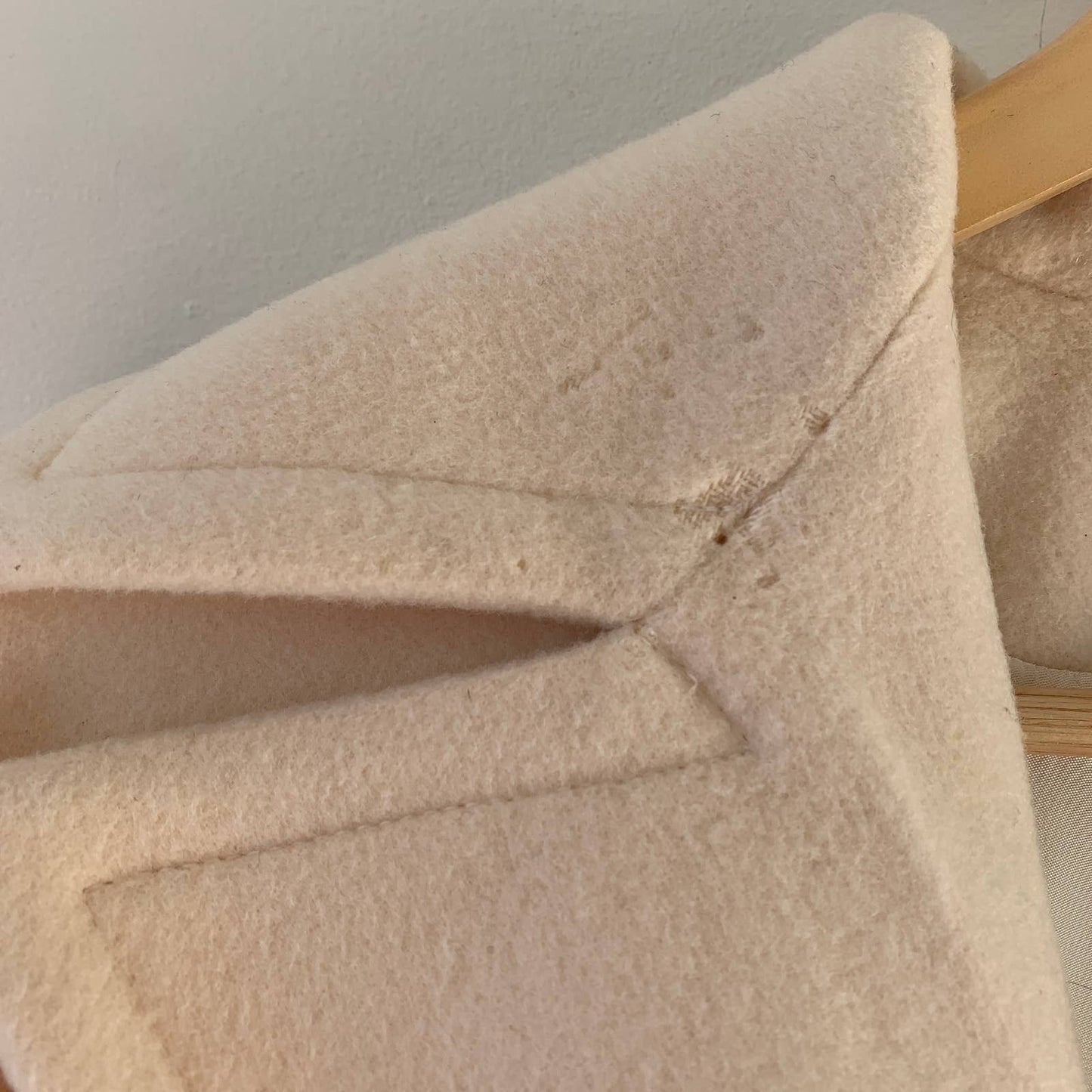 Ralph Lauren Women's Wool Single Button Cropped Cream Jacket Blazer Large