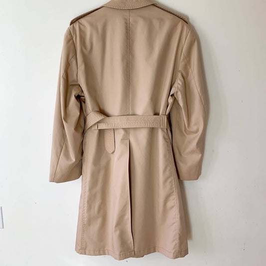 Vintage Christian Dior Monsieur Men's Classic Trench Coat 42 Short