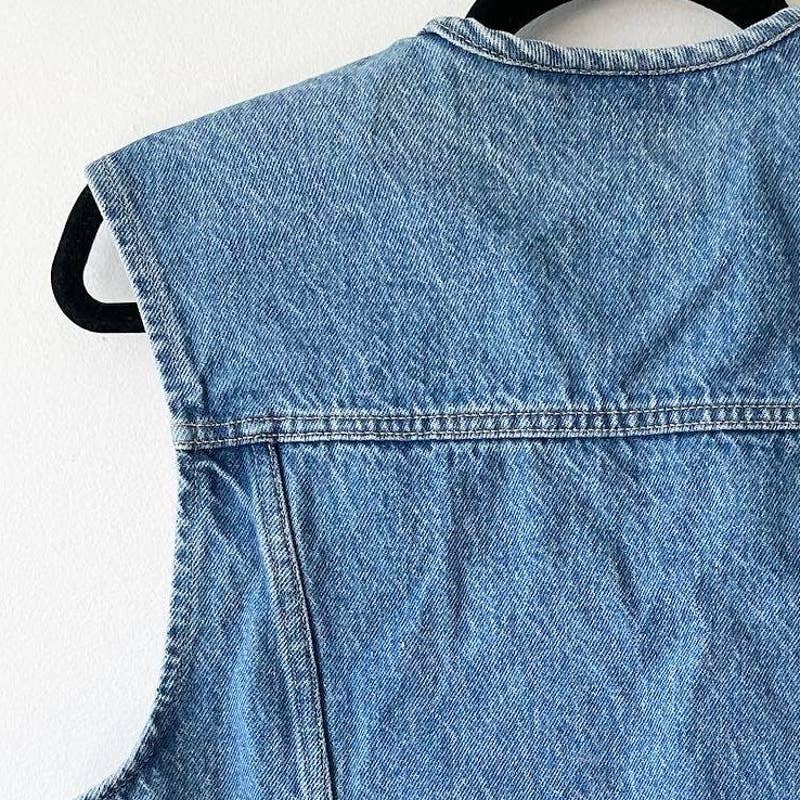Vintage Dillard's Dry Goods Cotton Denim Vest