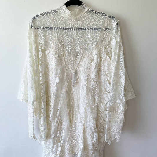 Vintage 2 Piece Shirt Boho Cottage Core Wedding Dress Set
