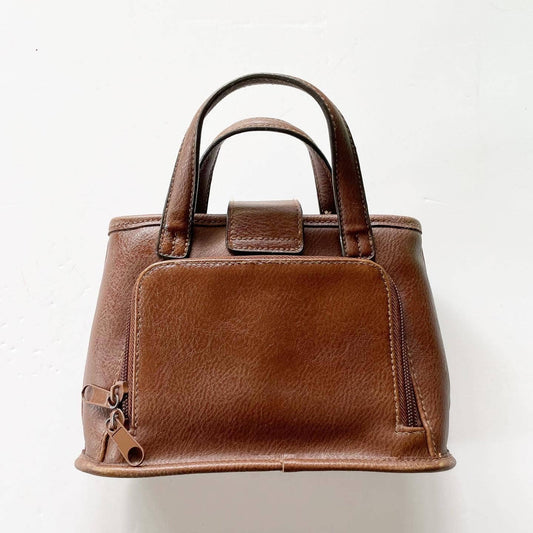 Mini Brown Satchel Purse
