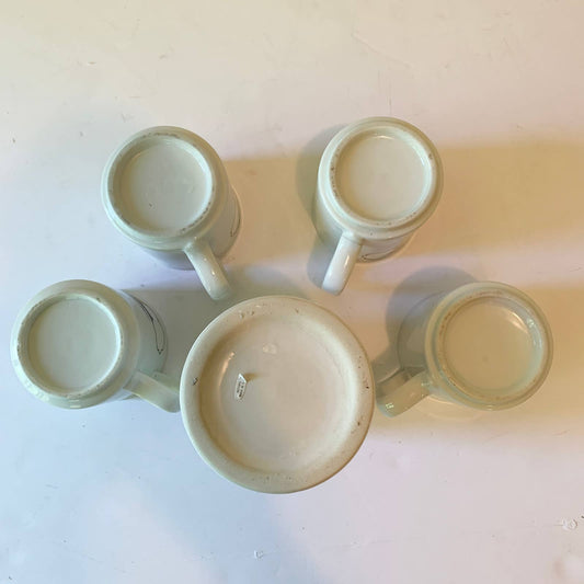 Vintage 1980s Look for the Rainbow Mug and Canister Utensil Cup Pride Set