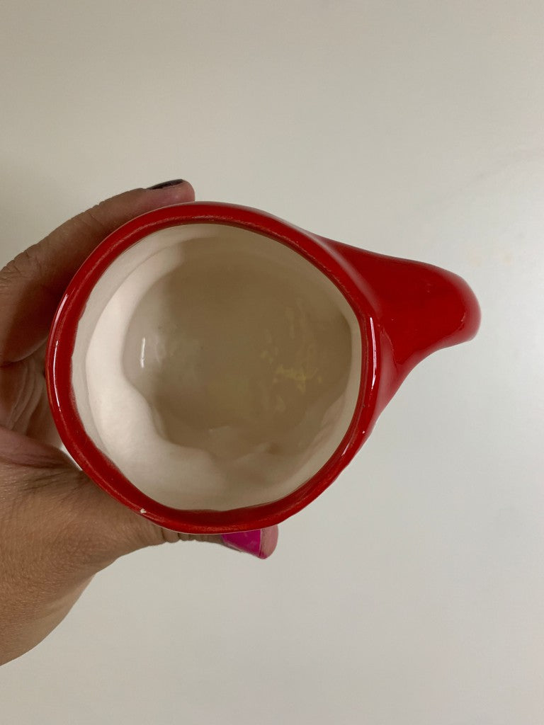 Set of 3 Vintage 1979 Handmade Mini Santa Christmas Mugs