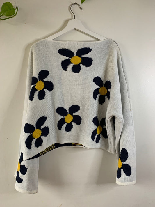 Fashion Nova Come Into Blossom White Floral Short Set Size XL