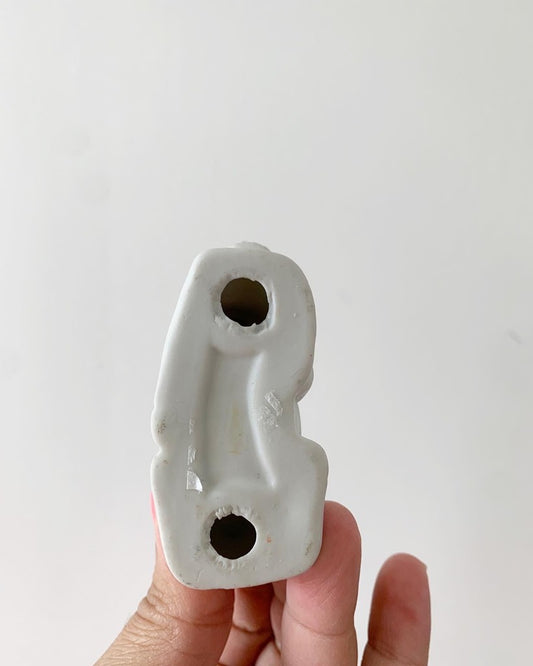 Vintage Porcelain Bisque Rainbow Mane Unicorns By Artmark Figurines Set Of 2