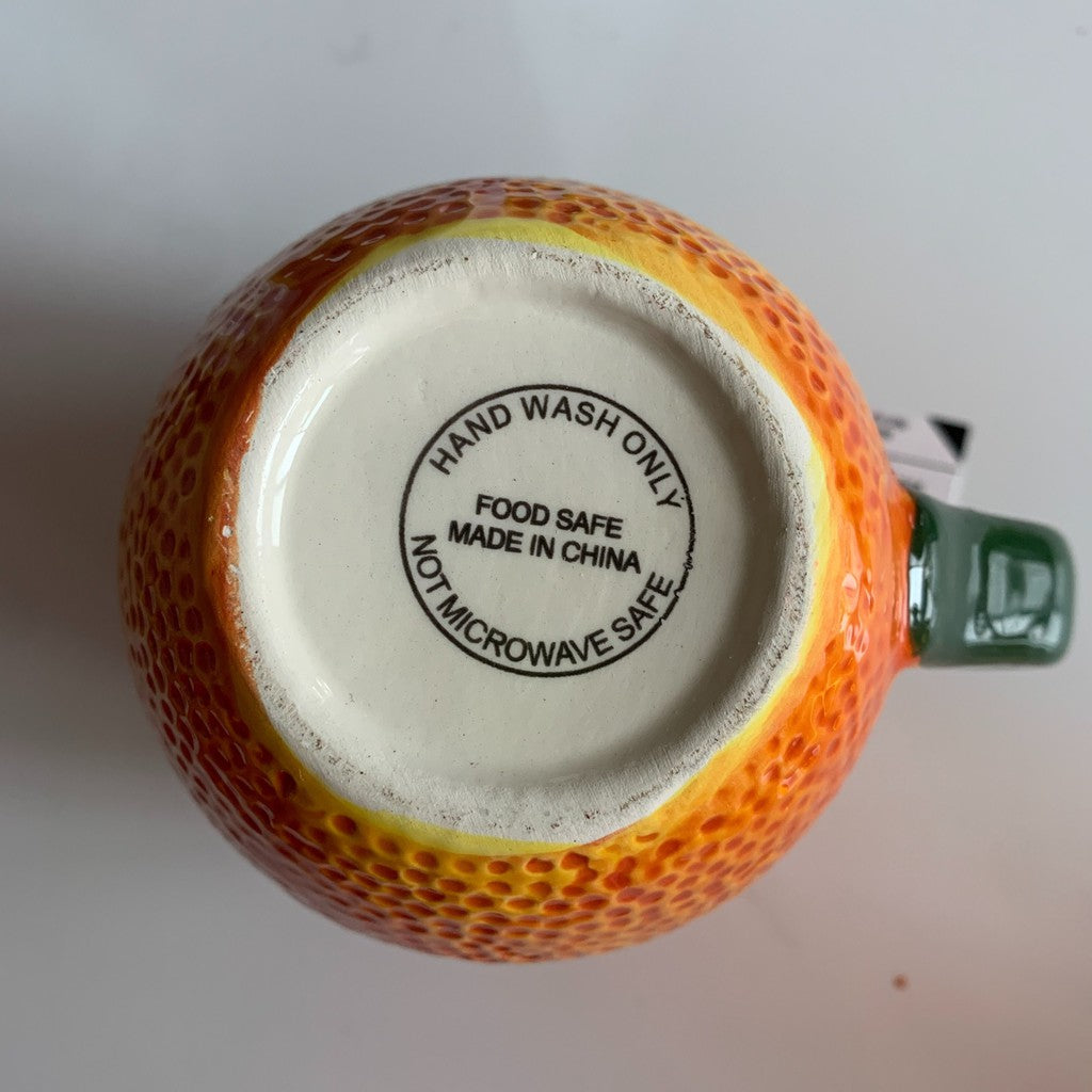 Orange Fruit Shaped Coffee Creamer