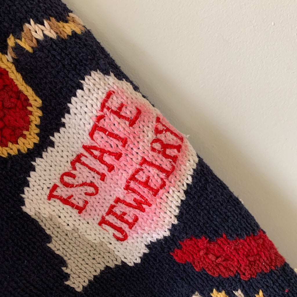 Vintage 90s Eagles Eye Estate Sale Knit Cardigan Sweater