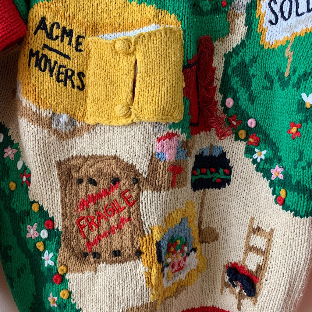 Eagles Eye Real Estate Knit Cardigan Sweater S