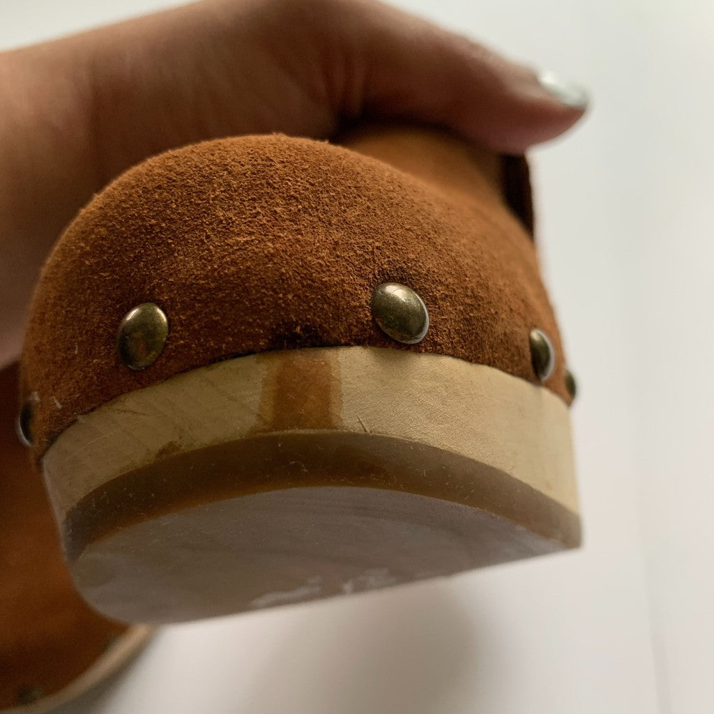 Gap Brown Suede Slip On Clog 6