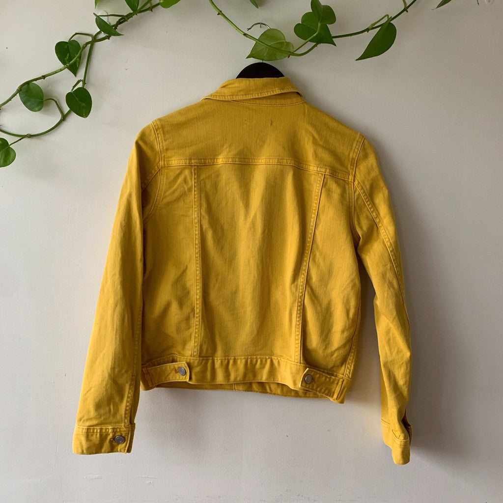 J.CREW Mercantile Yellow Jean Jacket XS