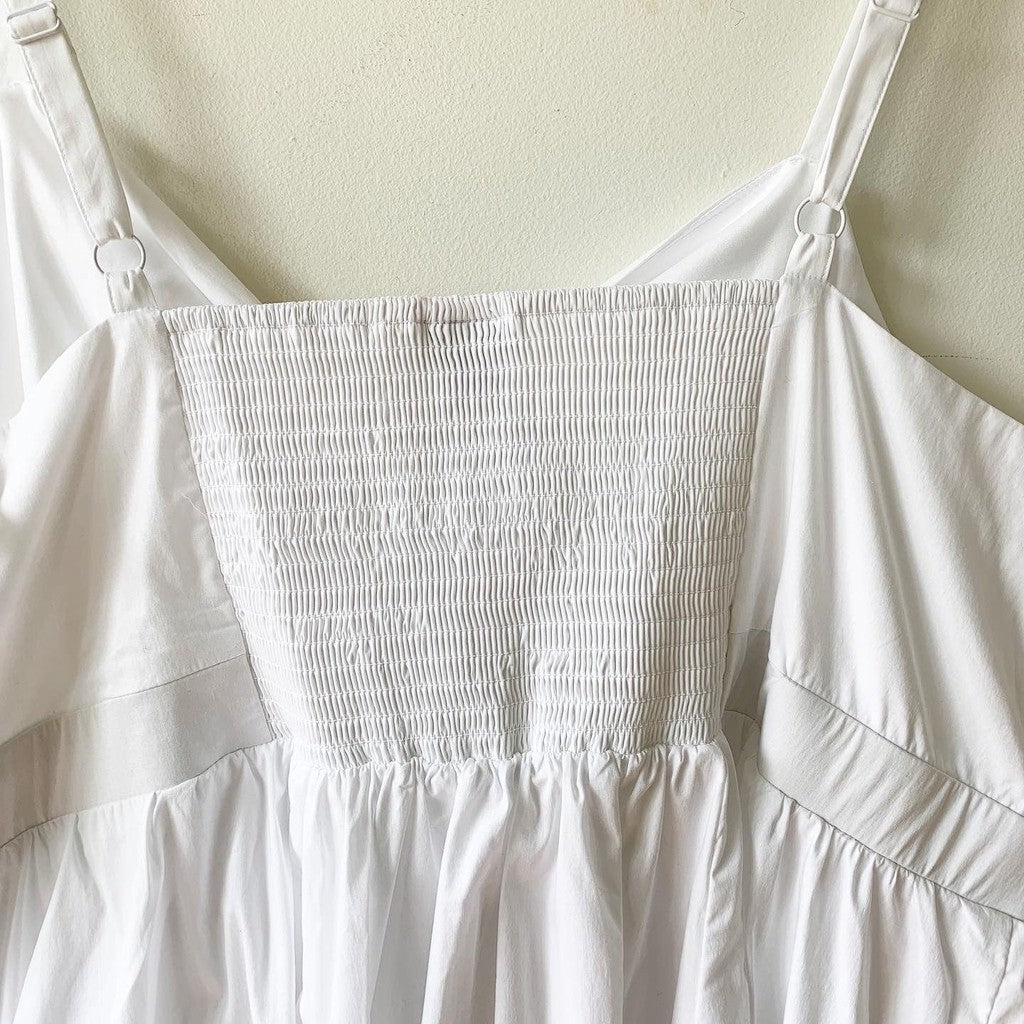 Torrid White Bow Front Skater dress 3X Plus