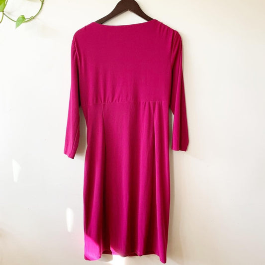 Lauren Ralph Lauren Pink Bodycon Ruching Dresses