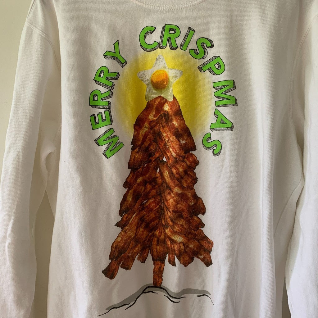 Merry Crispmas Bacon Eggs Christmas Sweatshirt