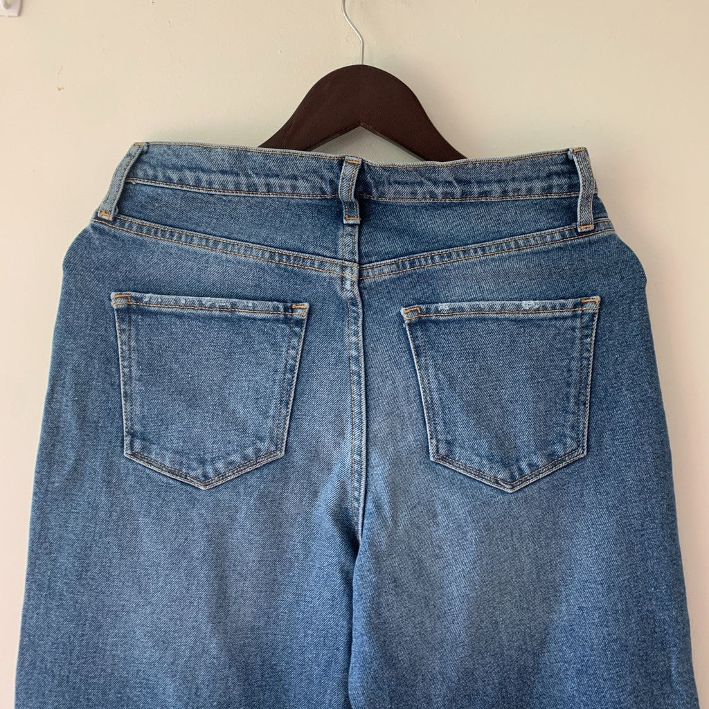 Fashion Nova Super High Rise Straight Leg Jeans