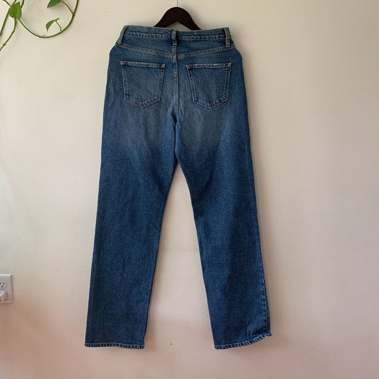 Fashion Nova Super High Rise Straight Leg Jeans