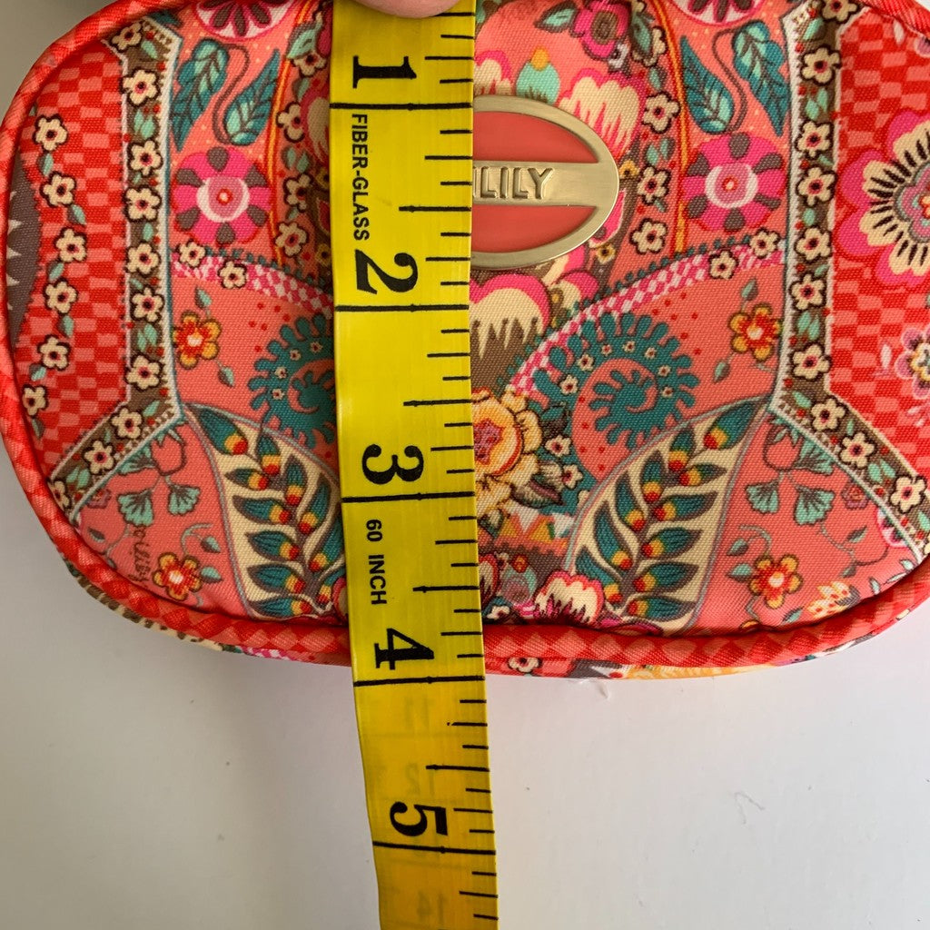 Oilily Orange Paisley Mini Crossbody