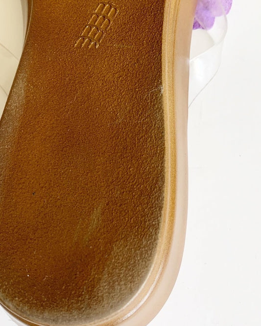 Italian Shoemakers Emina Floral and Rhinestones Sandal 8