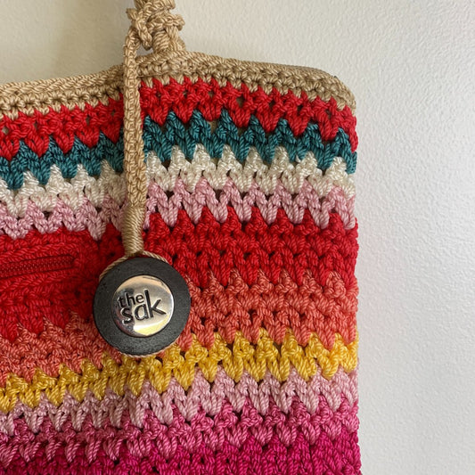 The Sak Rainbow Striped Shoulder Bag