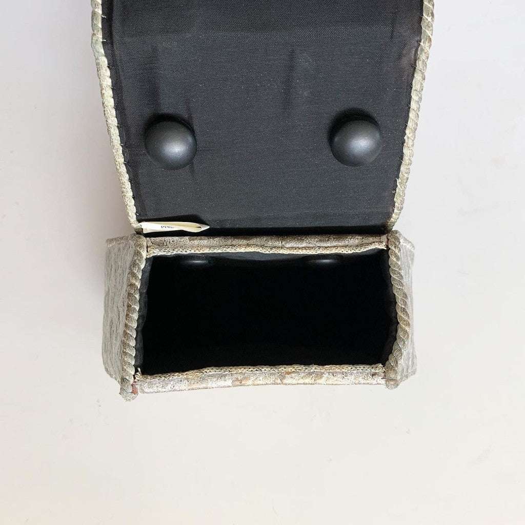 Vintage Embellished Chain Strap Mini Purse