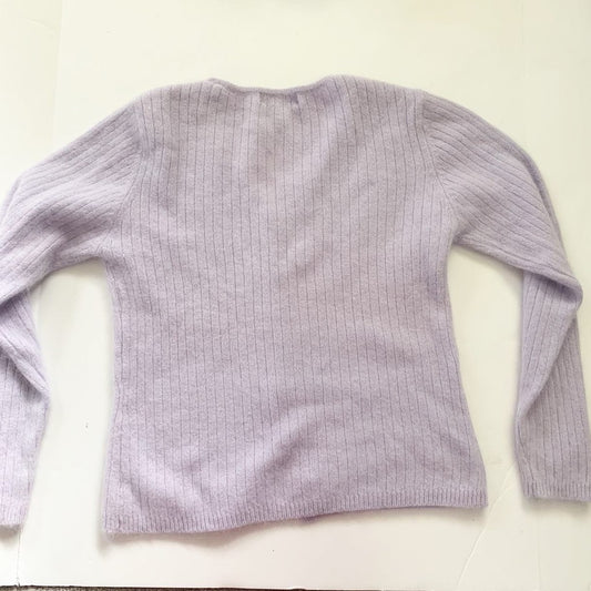 Xhilaration Y2K Purple Lavender Angora Cardigan