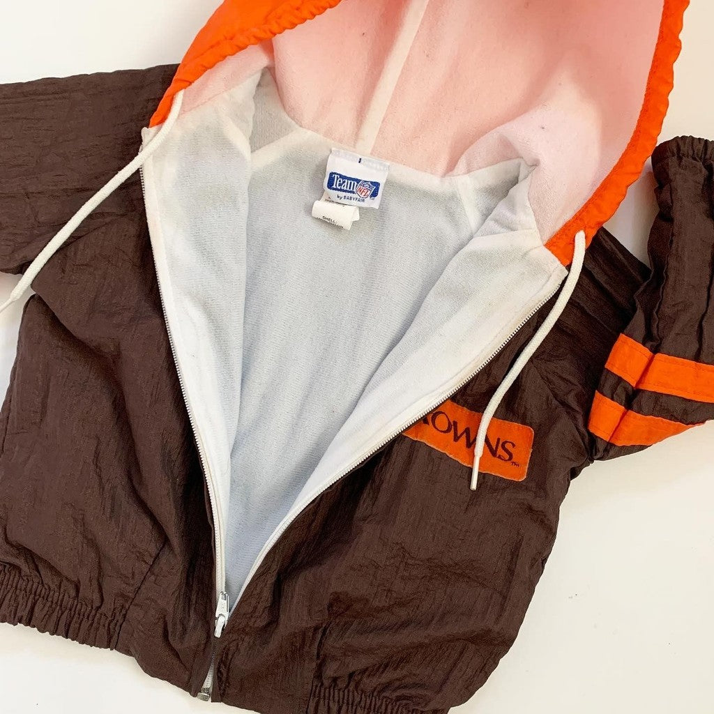 Vintage Cleveland Browns NFL Toddler Winbbreaker Jacket