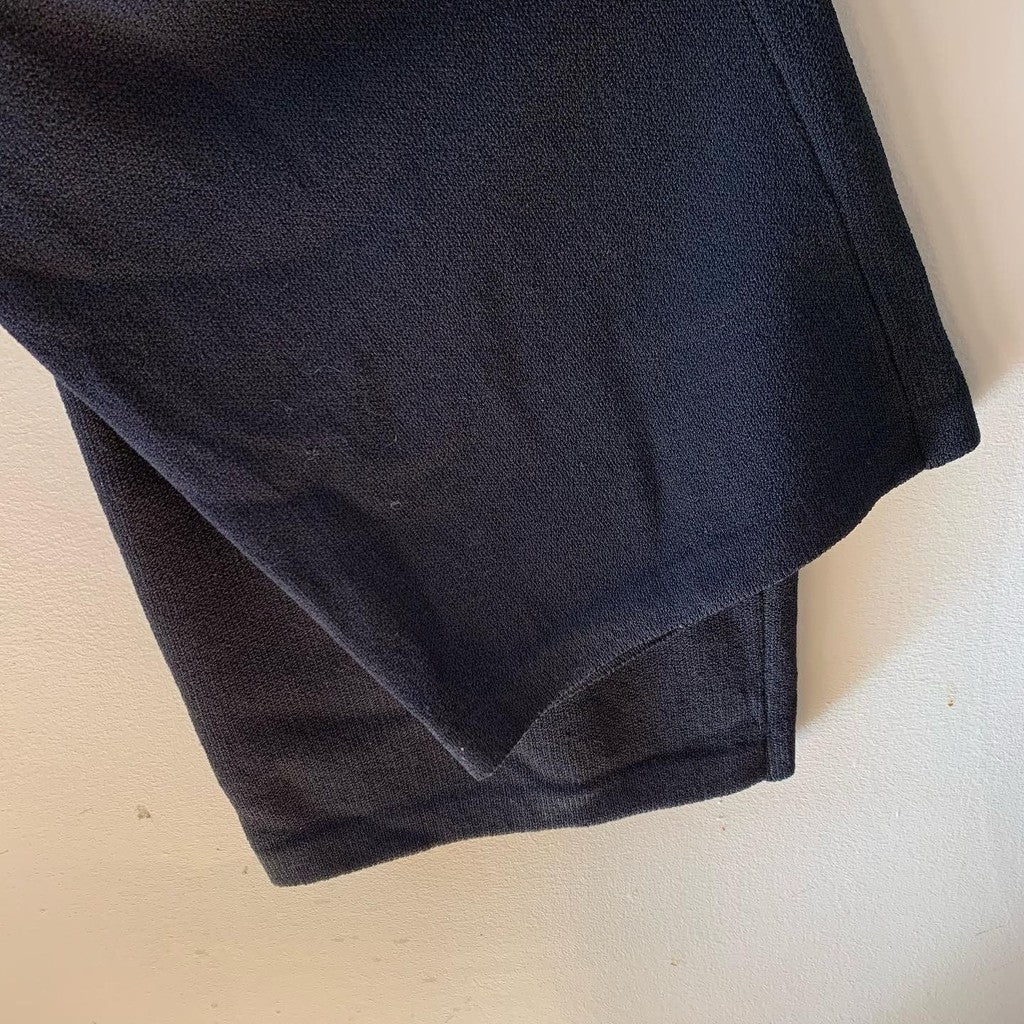 St. John Collection Wide Leg Knit Pull On Black Pants, Size 12