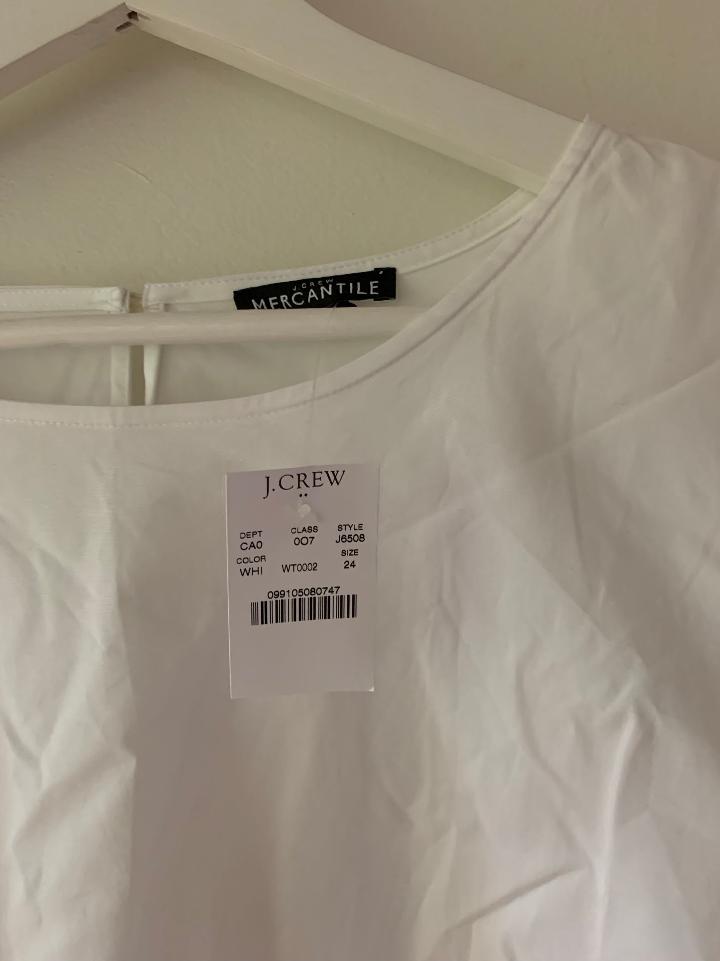 J.Crew Factory Mercantile Bell Sleeve Shirt, Size 24