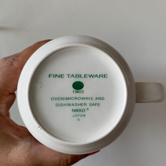 Nikko Japan Milk for Santa Christmas Mug