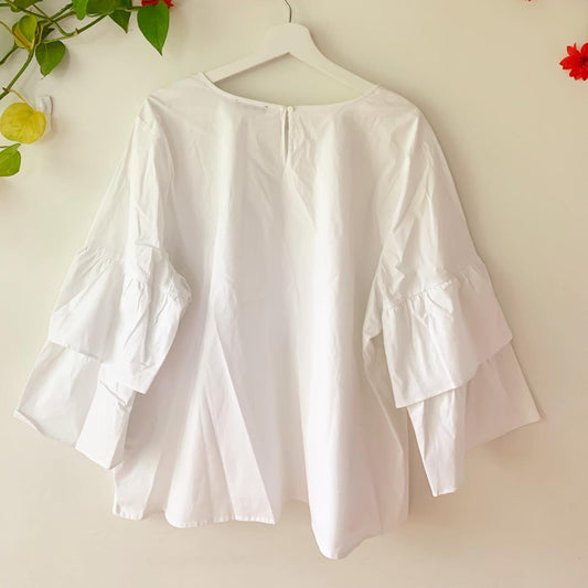 J.Crew Factory Mercantile Bell Sleeve Shirt, Size 24