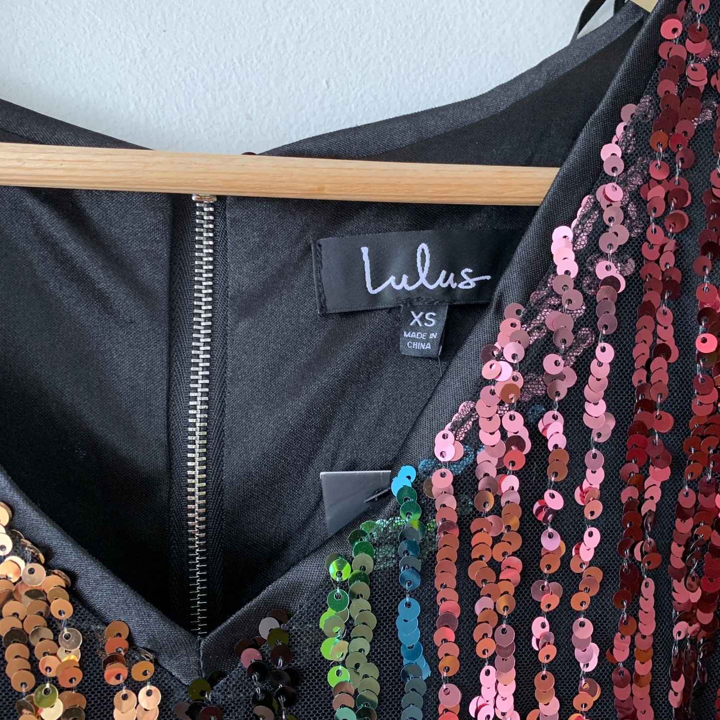 Lulus Firework Wonders Multicolor Sequin Party/Cocktail Dresses XS