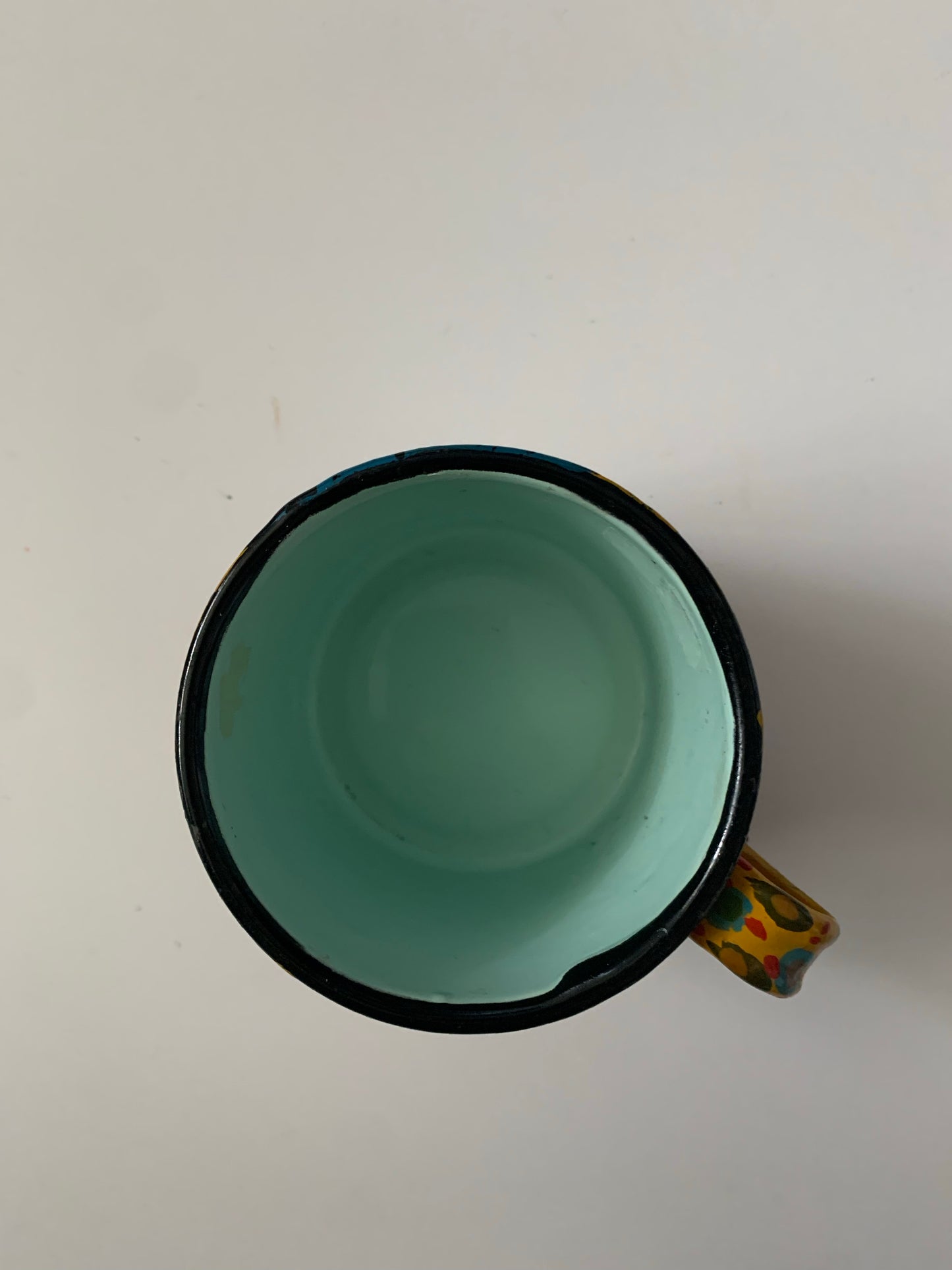 Hand Painted Jungle Animal Print Camper Style Mug