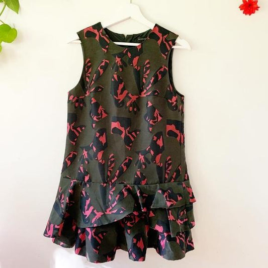 Banana Republic Jigsaw Drop Waist Dress, Size 4P