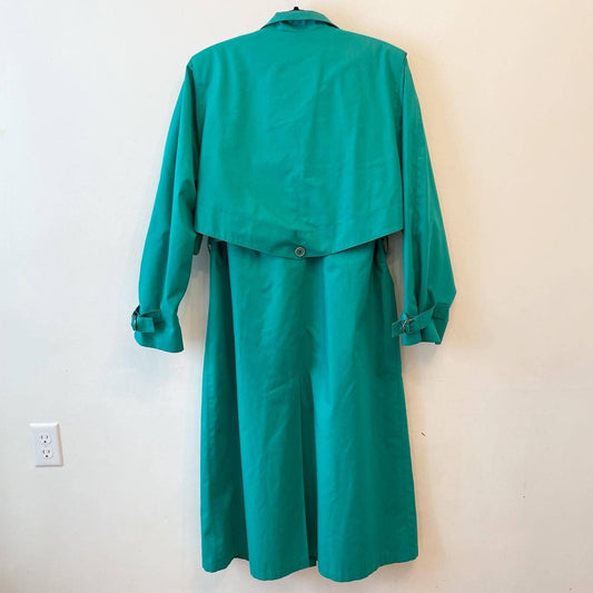 Vintage London Fog Green Trench Coat