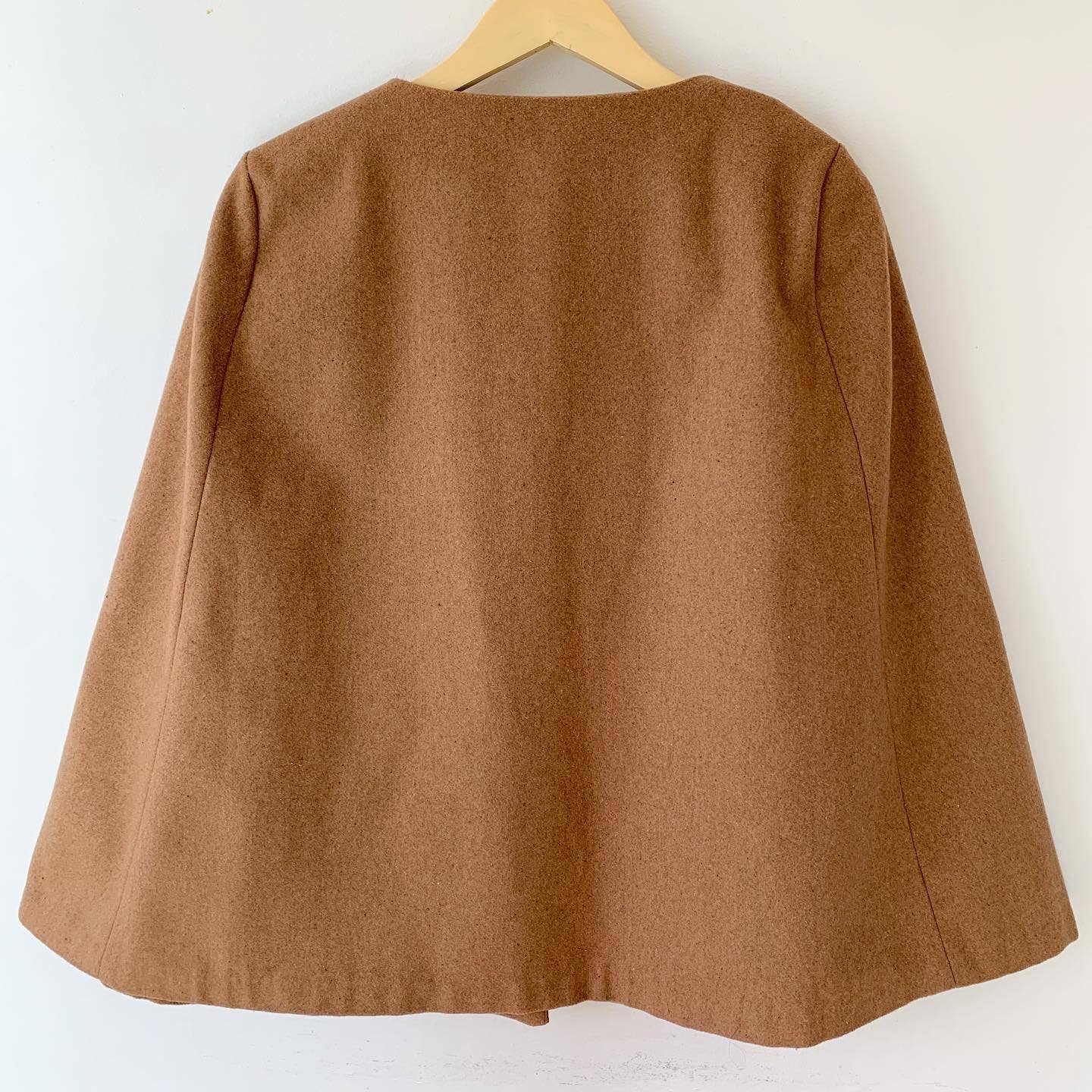 Versona Tan Camel Cape Jacket