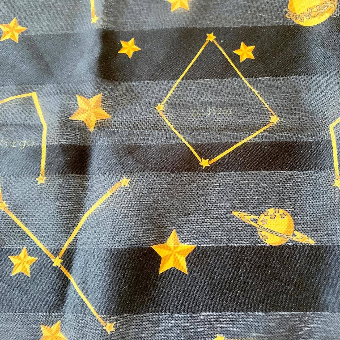 Vintage Symphony New Age Astrology Zodiac Square Scarf