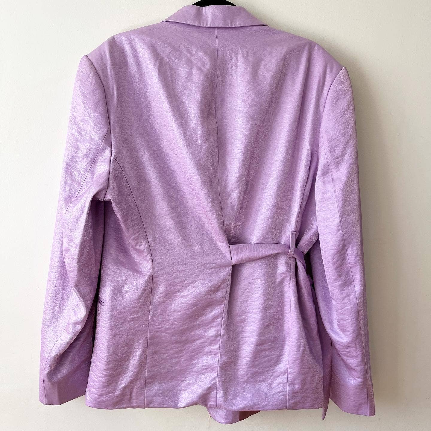 Asos Lilac Metallic Side Tie Men's Blazer