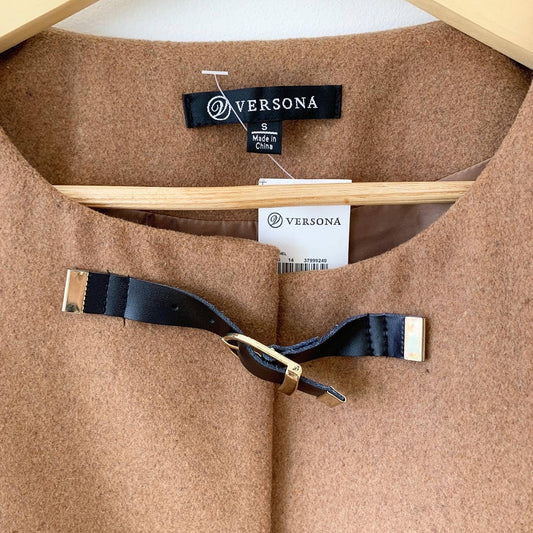 Versona Tan Camel Cape Jacket