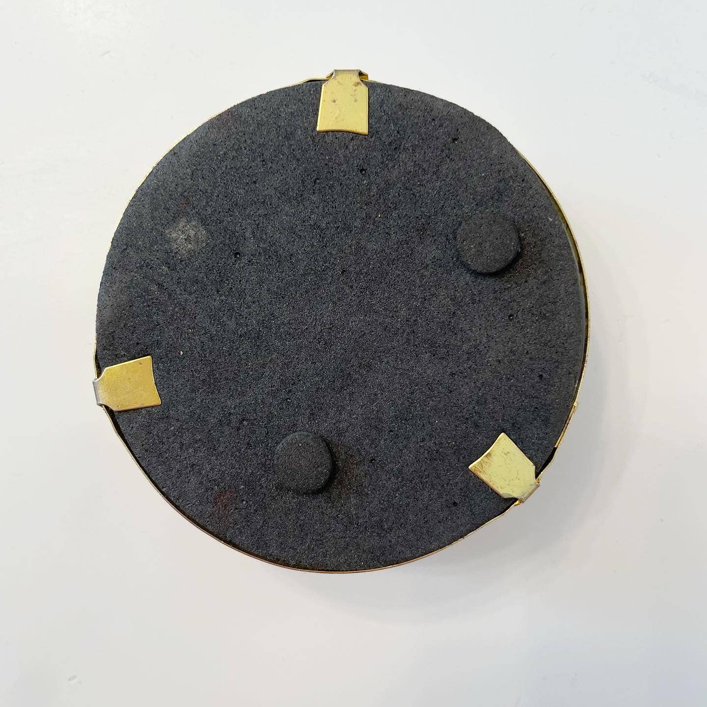 Vintage Small Gold Mirror Tray